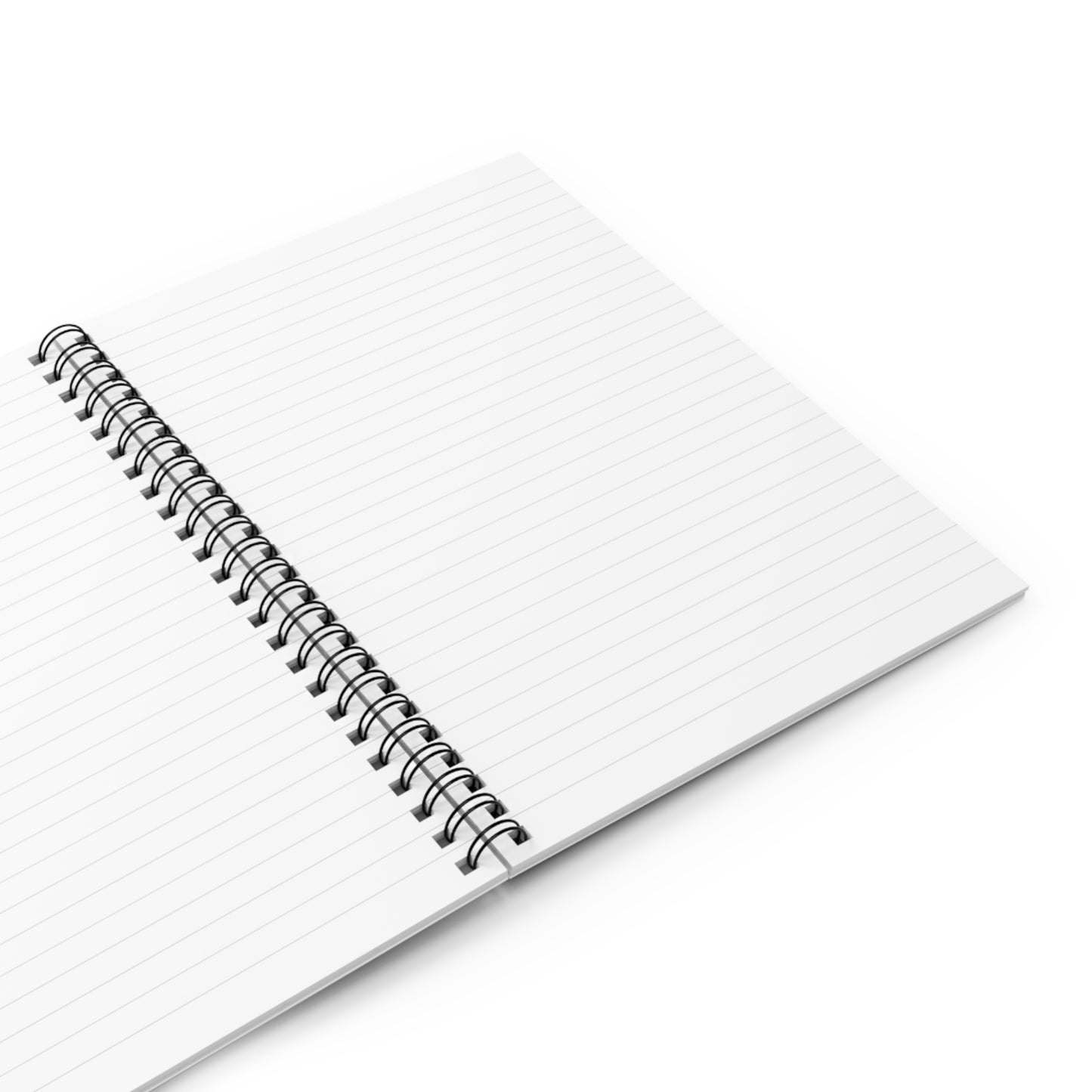 glo up journal Spiral Notebook - Ruled Line