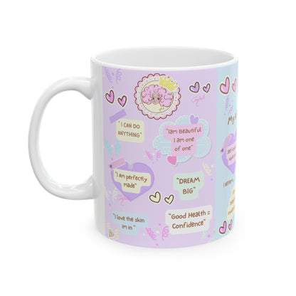 Annipuf Self-love Affirmation Mug, (11oz)
